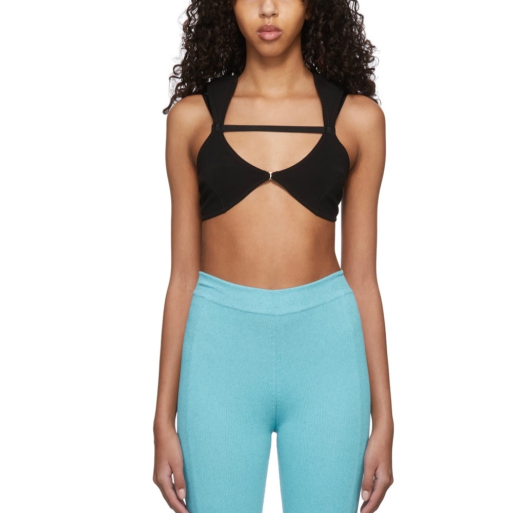 COPY - JACQUEMUS Black 'Le Bandeau Veleiro' Bra